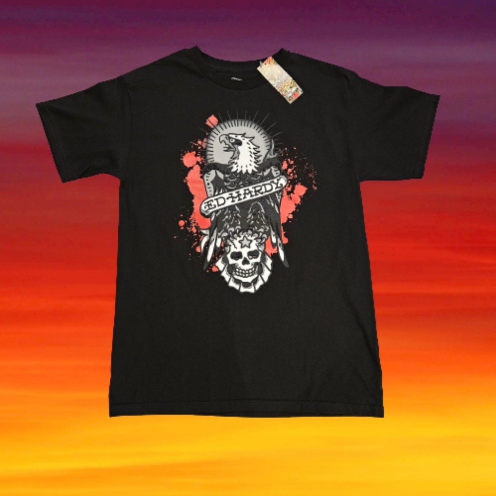 NWT Ed Hardy Medium T-Shirt - Picture 2 of 8